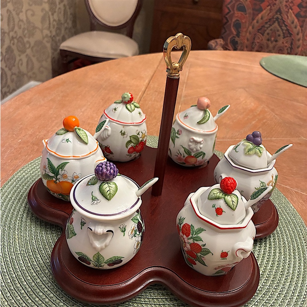 Lenox Porcelain Jam Serving Set